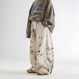 Leopard Wide-Leg Pants