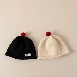 Pompom Knit Beanie