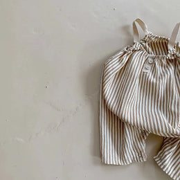 Luna Stripe Romper