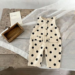 Dotty Sleeveless Romper