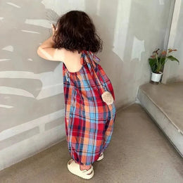 Mila Plaid Romper