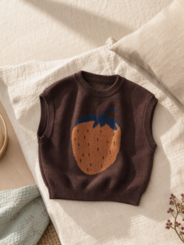 Berry Knit Vest