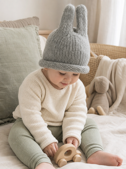 Bunny Knit Hat