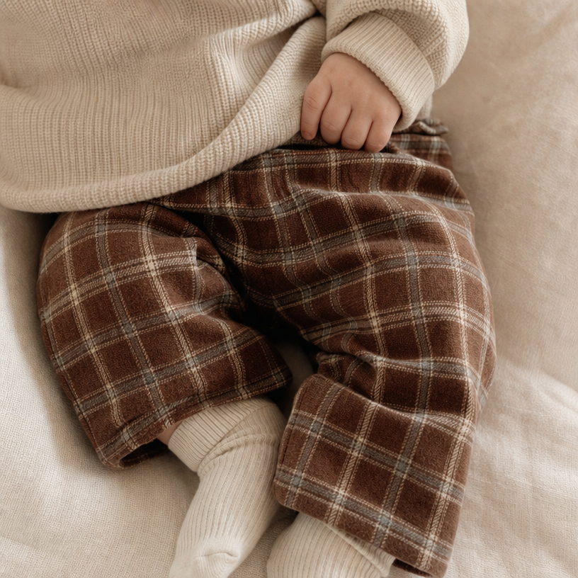 Checkered Pants detail photo
