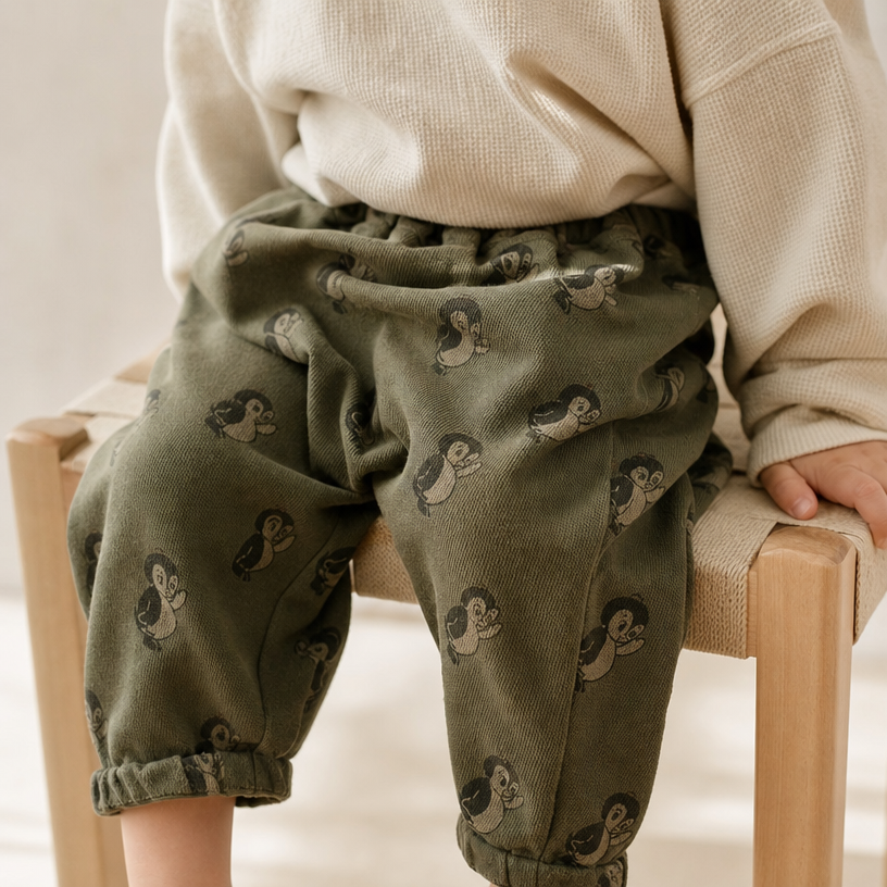 Doodle Cotton Pants detail photo