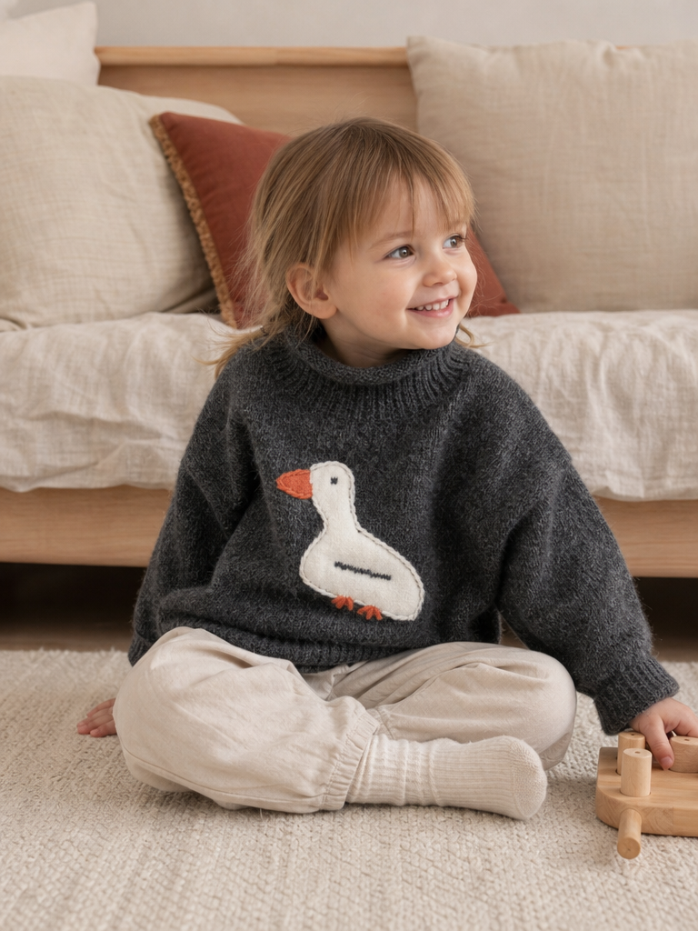 Ducky Knit Sweater lifestyle photo