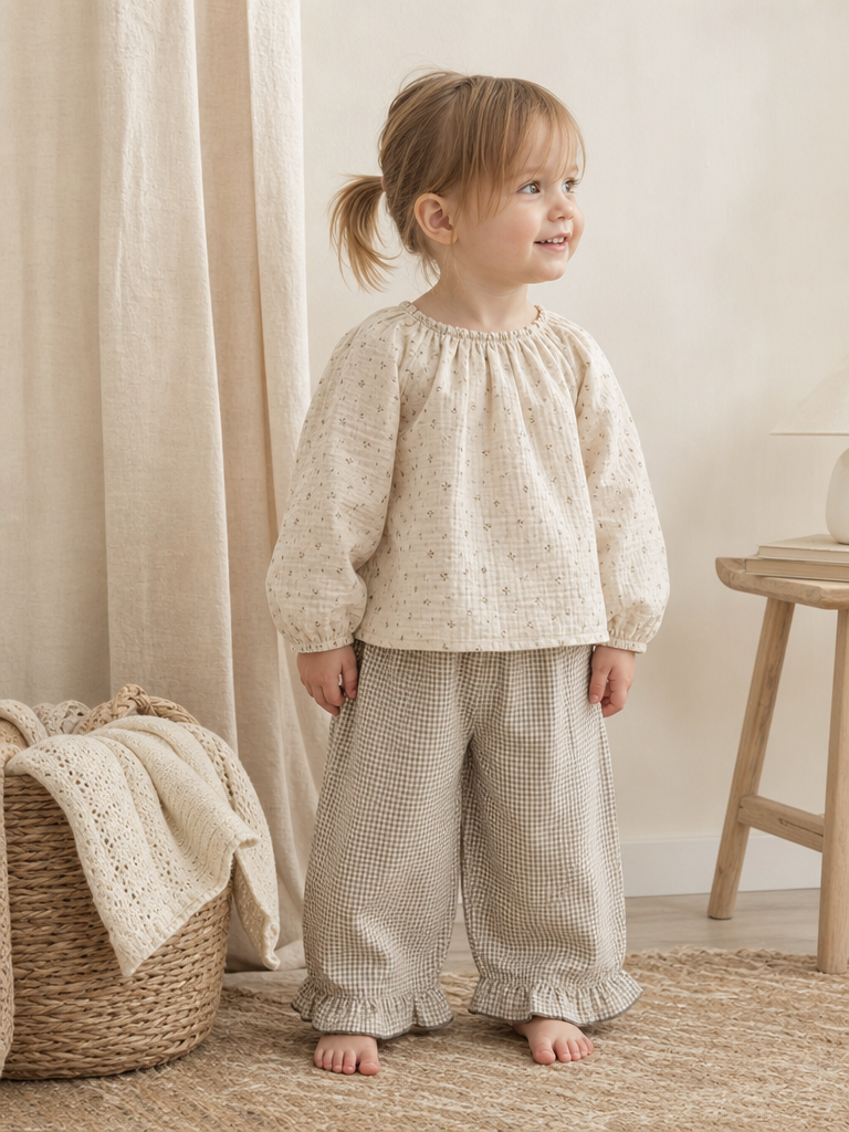 Elin Plaid Pants