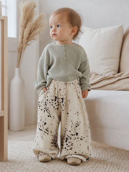 Leopard Wide-Leg Pants