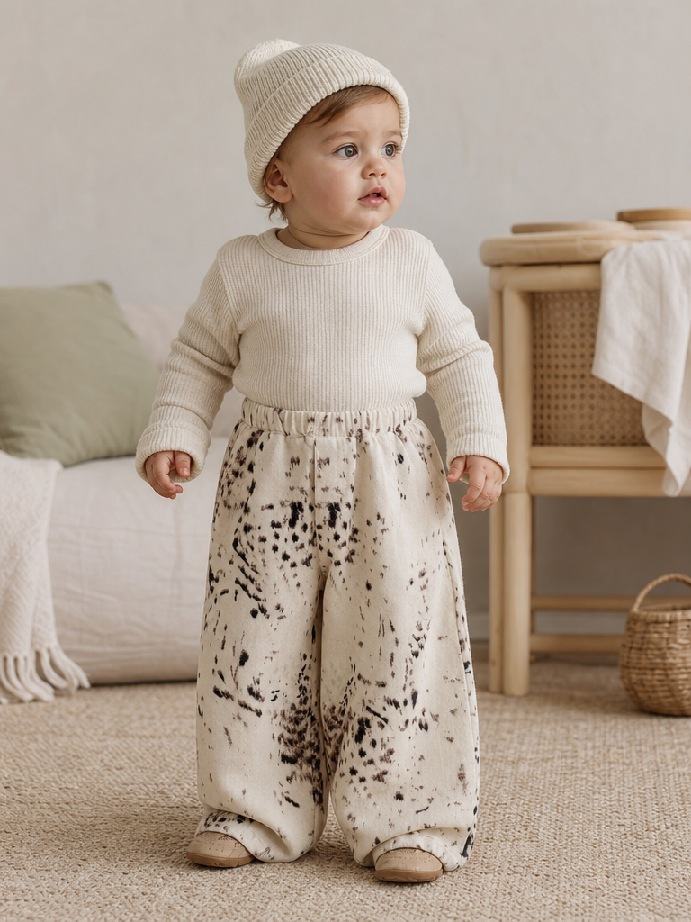 Leopard Wide-Leg Pants