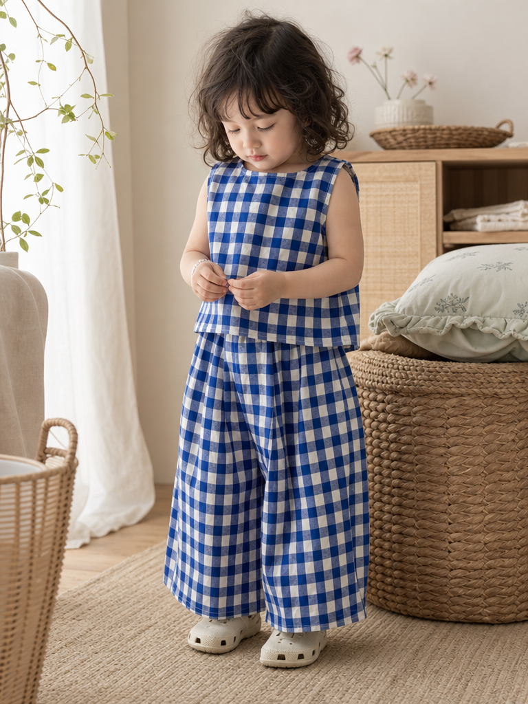 Mae Check Set lifestyle photo