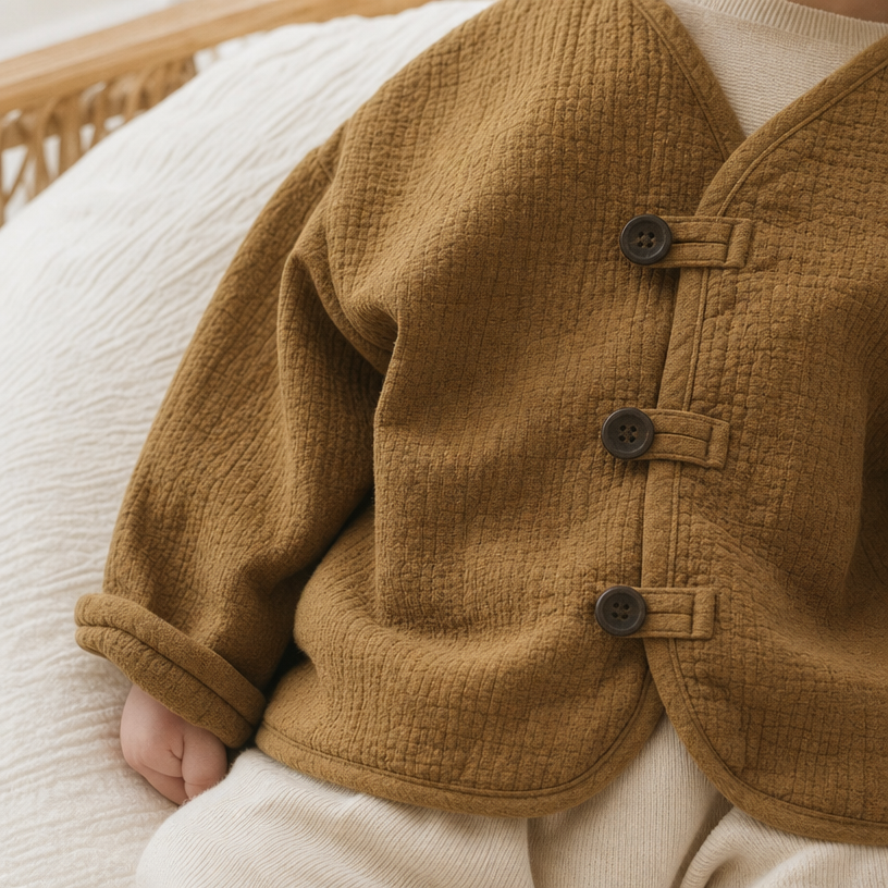 Milo Linen Jacket detail photo