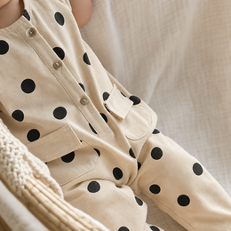 Dotty Sleeveless Romper