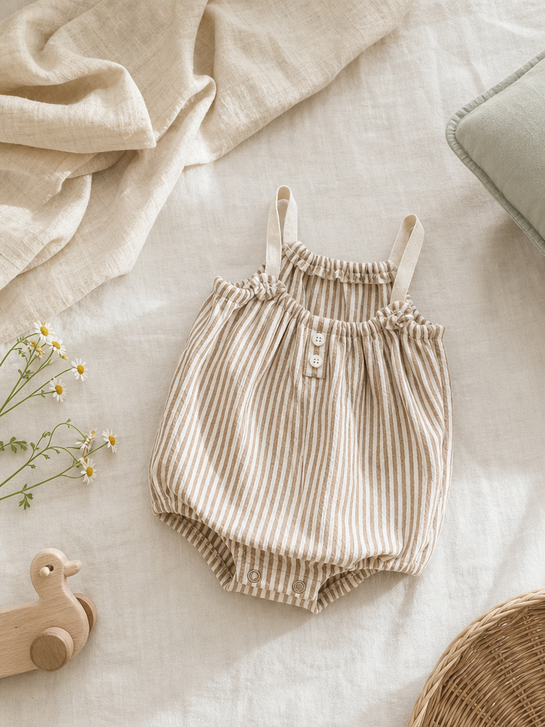 Luna Stripe Romper