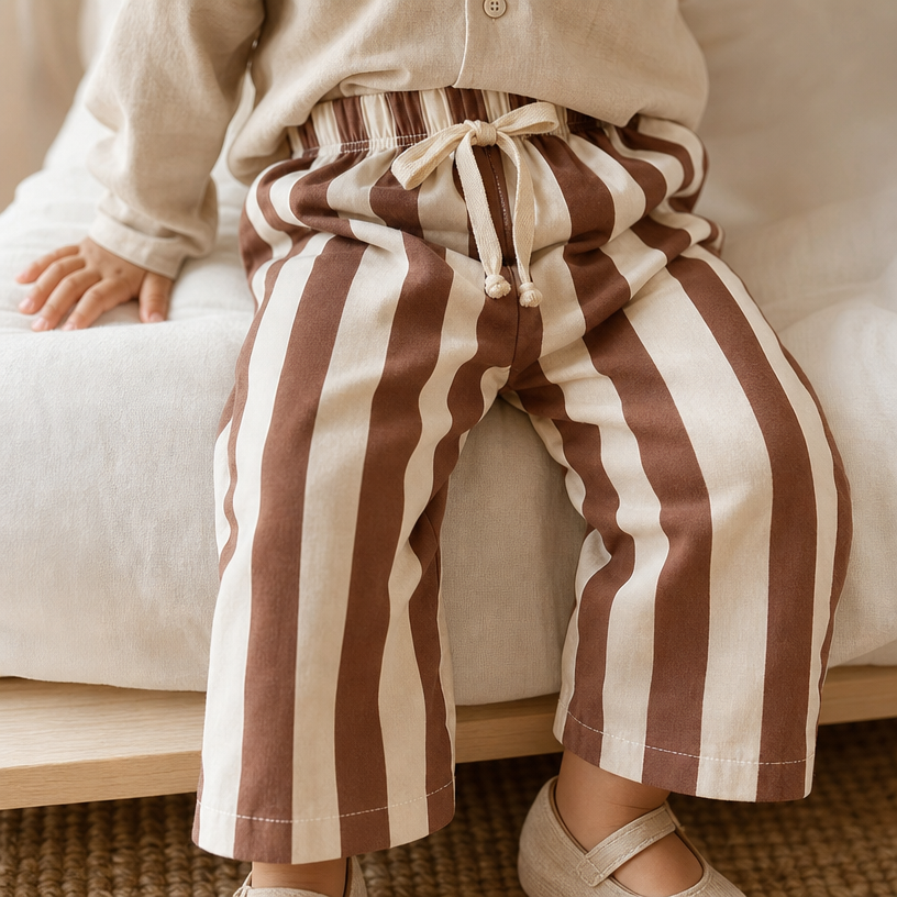 The Printed Straight Leg Pants detail photo